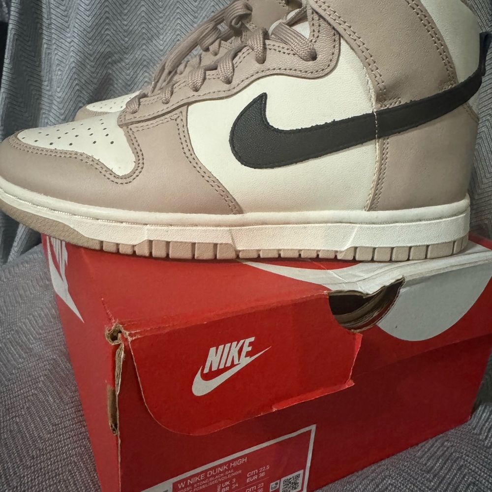 Women 5.5 Nike Dunk high sneakers